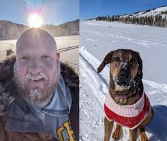 Hiking with dogs in extreme cold weather in Colorado