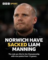 It's over for Liam Manning at Norwich ❌