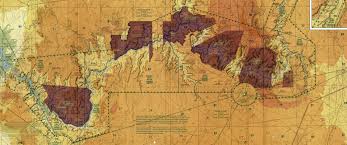 Grand Canyon Vfr Aeronautical Chart Vintage World Maps