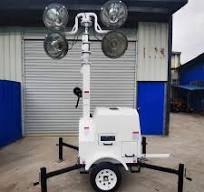 Menara banjir seluler led portabel konstruksi menara lampu diesel taman  generator portabel dengan harga lampu