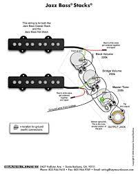 Otherwise, the arrangement won't function as it ought to be. Bass Pickup Wiring Jazz Bass Stacks By Basslines Usa Contrabaixo Eletrico Guitarras Baixo Contrabaixo