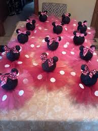 Black Glittery Minnie Mouse Table Centerpiece Birthday Party Decor White Polka Dots Mini Mouse Birthday Party Ideas Minnie Mouse Baby Shower Minnie Mouse Party
