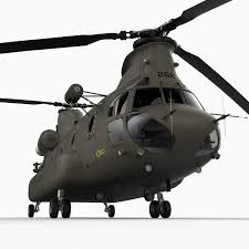 Ch 47 Chinook Transport Helicopter 3d Model In 2020 Helicopter 3d Chinook Helicopters Chinook
