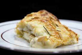 Birnen Chicoree Scamorza Lasagne Chicoree Lebensmittel Essen Lasagne