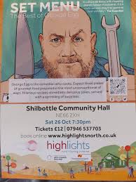 This will be an "eggscellent" night out! Food and comedy all in one place.  Book your tickets online as soon as you can as we expect them to sell  quickly.