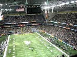 2011 alamo bowl game pan view from my seat in the alamodome thurs 12 29 11