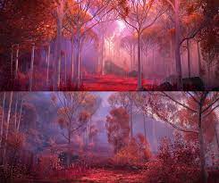 Only awesome fantasy forest wallpapers for desktop and mobile devices. Landscape Of The Enchanted Forest In The Autumn 4k Landscape Wallpapers For Pc Laptop Download Links In The Comment Frozen