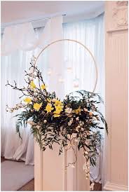 Spring Floral Hoops Wedding Flower Arrangements Floral Wedding Wedding Hoop