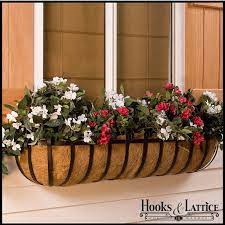 48 xl scroll window box w coco liner flowers planter boxes hanging indoor plants safe for cats