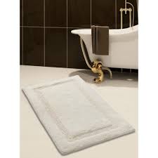 14k white gold total carat weight: Saffron Fabs 34 In X 21 In Cotton Bath Rug In Ivory Sfbr1002 The Home Depot