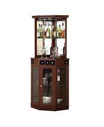 Home Source Jerry Corner Bar Unit Reviews Furniture Macy S In 2021 Corner Bar Bar Unit Corner Bar Cabinet