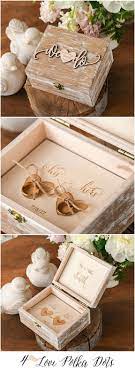 We Do Wooden Wedding Ring Bearer Box With Custom Engraving Wood Wooden Boho Bohemian Weddin Wedding Ring Box Ring Bearer Wedding Wooden Rings Engagement