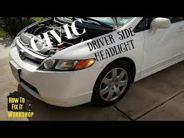 Replace Driver Side Headlight Bulb On 2006 2011 Honda Civic Youtube