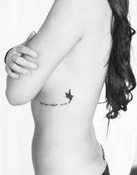 Small Remembrance Tattoo On Rib Cage Ribcage Tattoo Small Remembrance Tattoos Rib Tattoo