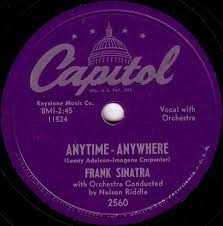 Frank Sinatra With Orchestra Conducted By Nelson Riddle