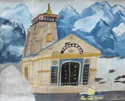 Kedarnath Temple Painting From Uttarakhand In India Painting By Anurag Kumar Saatchi Art We have a wide range of devotional, modern art, traditional & canvas paintings for sale. kedarnath temple painting from uttarakhand in india painting