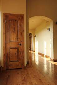 Interior Doors Knotty Alder 2 Panel Arch Top Door Is Perfect For A Rustic Home Bayer Built Woodworks Wood Doors Interior Doors Interior Interior Door Trim