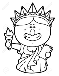 Employees of the national park service. Drole Statue De La Liberte Vector Illustration De Coloriage Page De Bande Dessinee Heureuse Statue De La Liberte Qui Tient La Torche Clip Art Libres De Droits Vecteurs Et Illustration Image 43589504