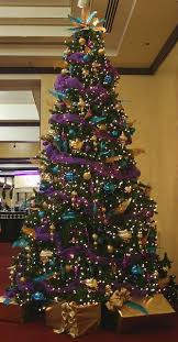 Purple Gold16ft Decorated Christmastree Purple Christmas Tree Christmas Tree Design Purple Christmas