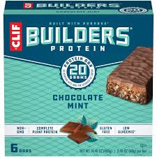 10 g an pflanzlichem protein sorgen außerdem dafür, dass du bestens für deine aktiven abenteuer vorbereitet bist. Clif Builders Protein Bars Gluten Free 20g Protein Chocolate Mint 6 Ct 2 4 Oz Walmart Com Walmart Com
