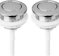 ZYNCUE Pulsante di ricambio per WC, pulsante di scarico singolo, pulsante  per il serbatoio dell'acqua per bagno, WC, riparazione serbatoio  dell'acqua, ...
