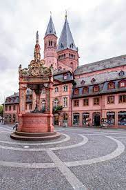 Image video of the city of mainz. Marktbrunnen Mainz Rheinland Pfalz Mainz Germany Germany Travel Mainz