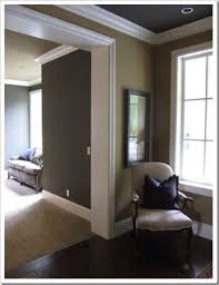 When you pick your swatch of colors hold the two colors far away from your eye (arms length) and you should see a nice fading between the two. Look At Ceiling Paint Matching Adjoining Room Wall Paint Home Dream Decor Family Living Rooms