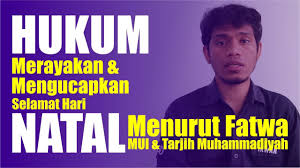 Mengucapkan selamat hari natal tidk diperbolehkan jika : Nzhtf9rc5t7cjm