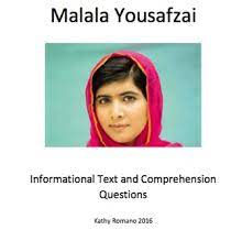 See more of malala yousafzai on facebook. Malala Yousafzai Informational Text And Comprehension Questions Tpt