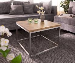 Delife Eu Couchtisch Tatius 60x60 Cm Akazie Natur Industrial Style Mobel Tische Couchtische Wohnzimmertisch Couchtisch Tisch