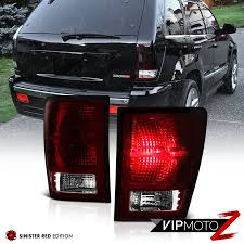 Dark Cherry Red For 2007 2010 Jeep Grand Cherokee Rear Tail Light Brake Lamp Jeep Grand Cherokee 2010 Jeep Grand Cherokee Jeep Grand