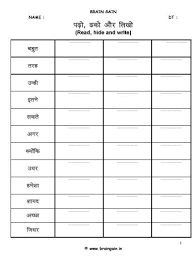 Basic hindi words and word formation without matras made very easy . A To Z Three Letter Words