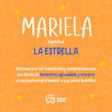 Significado Del Nombre Mariela
