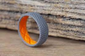 Silicone Ring Groove Life Men S Wedding Band Maze Storm Grey Groove Life Mens Wedding Bands Rings For Men