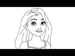 رسم الأميرة ربانزل من فيلم كرتون الأميرة المفقودة ربانزل ويوجين how to d aurora sleeping beauty disney princess disney characters