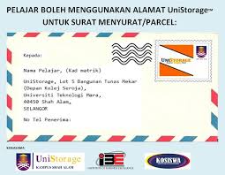 Hopefully bermanfaat & enjoy the. Cellarium Shah Alam On Twitter Pelajar Bebas Menggunakan Alamat Unistorage Uitm Shah Alam Untuk Surat Menyurat Pos Parcel Barang