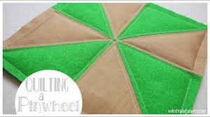 Quilting A Pinwheel How To Quilting Quicky Whitney Sews
