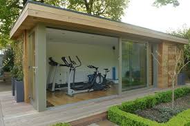 And if you create your gym inside a garden building or shed, you won't need to lose a room or build an extension to do it. Personal Garden Gym Outdoor Gym Buildings Uk Exercise Studios The Garden Escape