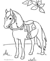 These spring coloring pages are sure to get the kids in the mood for warmer weather. Horse Coloring Pages