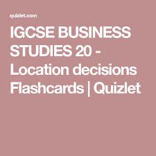 I Have Just Completed A Full Set Of Quizlet Study Cards For The Entire Cie Igcse Course Based On The Textbook Chapters Jus Business Studies Study Cards Study