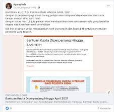 Kartu 3 juga bisa memberikan anda internet secara gratis. Cek Fakta Bantuan Kuota Diperpanjang Hingga April 2021 Ini Faktanya