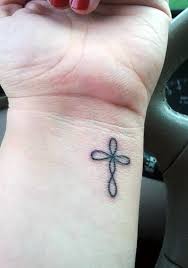 Cross tattoos for women are designed keeping in mind their feminine trait, a beautiful embellishment, and of course their motivation. Simple Cross Tattoo Designs On Wrist