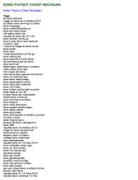 Fillable Online Forums Livegames Co Keno Payout Chart