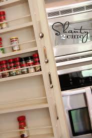 Use it in the bathroom to store small appliances, toiletries, hand towels or. Pantry Ideas Diy Door Spice Rack Shanty 2 Chic