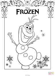 Dibujos Para Colorear Frozen Olaf