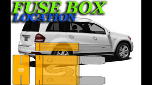 (15a) combination switch (low beam, high beam, windscreen wash/wipe system, rear screen washer), glove box lamp. Fuse Box Location On A 2007 2012 Mercedes Gl350 Youtube