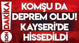 Yaşanan deprem sonrasında kayseri'de yaşayan vatandaşlar çok yoğun biçimde tsweet atarlarken kayseri başlığı twitter'da tt listesine girdi. Komsu Da Deprem Oldu Kayseri De Hissedildi Kayseri Dijital Haber