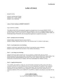 A letter of intent is a written document that outlines a preliminary agreement between two parties regarding the terms of a potential purchase or other transaction. Letter Of Intent Template By Business In A Box