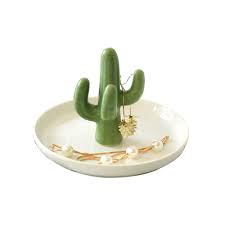 Also good for nuts, candies or condiments. Cactus Ring Holder Dish For Jewelry Ceramic Succulent Jewellery Tray Organizer Display For Home Decor And Birthday Wedding Gift Bowls Plates Aliexpress