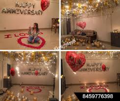 Birthday Surprise For Husband At Home Surprise Husband On Birthday In 2020 Birthday Decorations At Home Birthday Room Decorations Diy Birthday Decorations